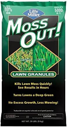 Moss control in lawns