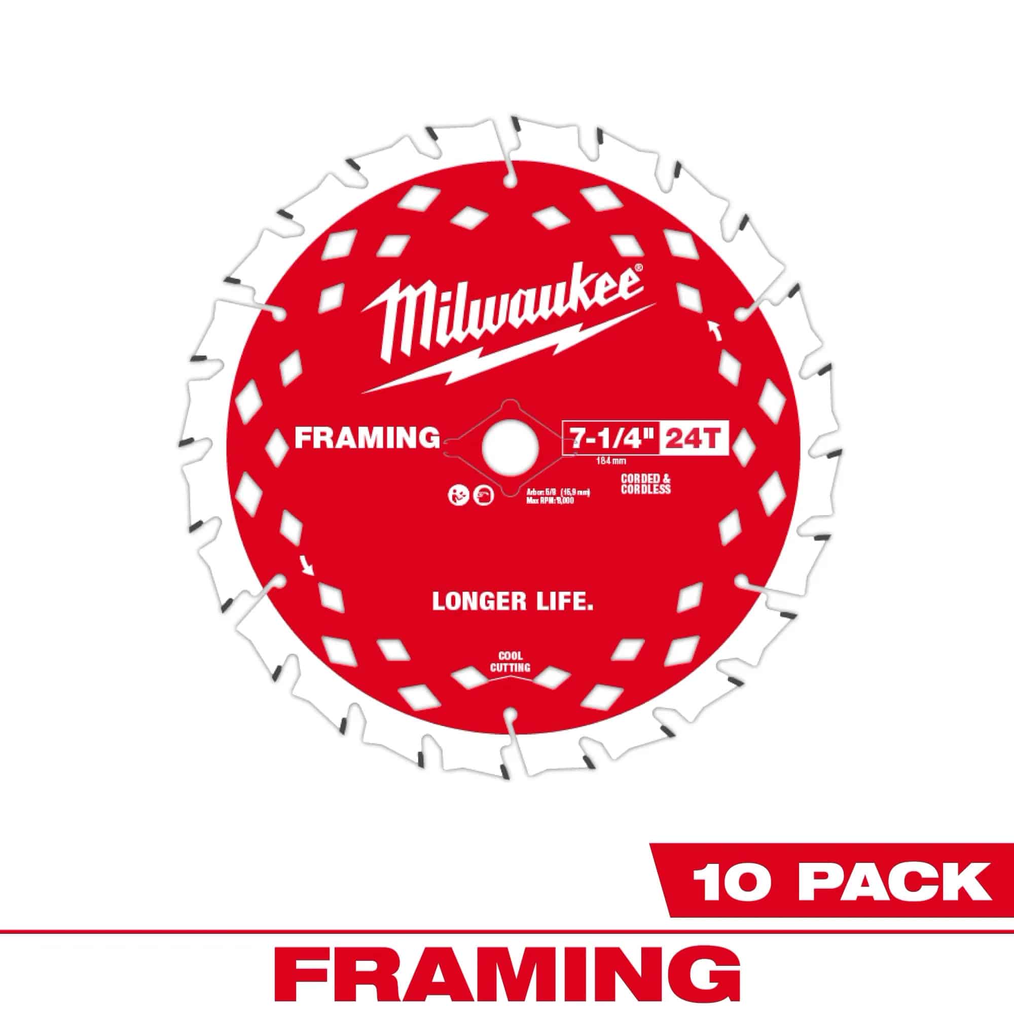 MILWAUKEE 7-1/4" FRAMING BLADE