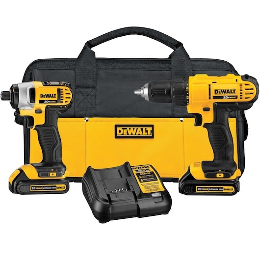 DEWALT COMPACT DRILL/IMPACT KIT