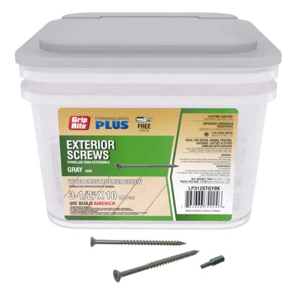 DECK SCREW 2-1/2"x9" BROWN 1#