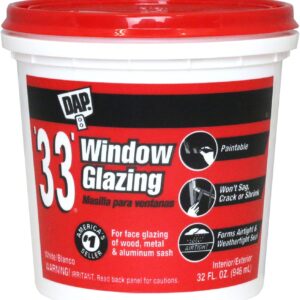 33' Glazing Compound QT WH