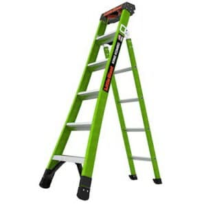Ladder LG 6-10' KOMBO 375LB FBRGL
