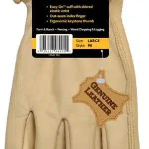 COWHIDE WMN DRIVER GLOVE, SM-LG