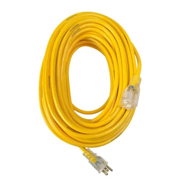 EXT CORD 12/3 50' LIGHTED
